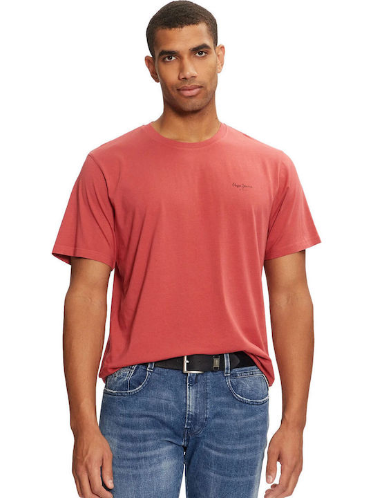 Pepe Jeans 'jacko' Short Sleeve Blouse Red