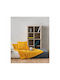 Kentia Spencer Furry Blanket Sofa 130x180cm Ochre