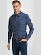 Polo Langarmbluse Blau