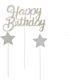 Tpster Happy Birthday Decor pentru Tort 3buc