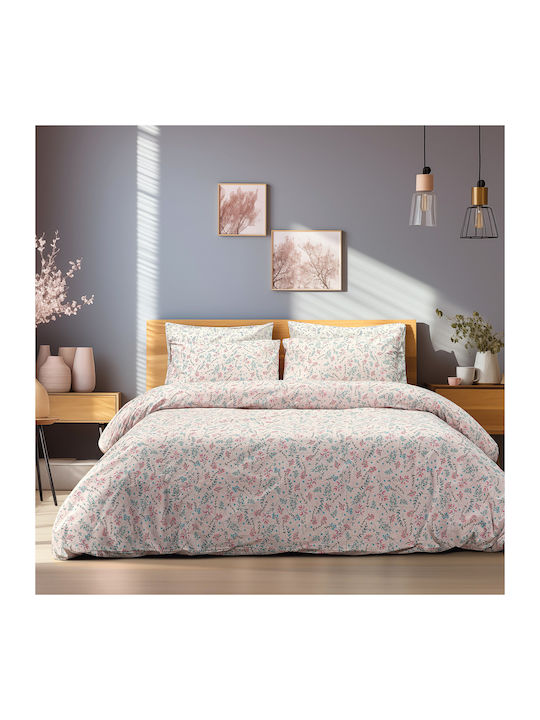 Beauty Home Σετ Πάπλωμα Μονό 160x240εκ. Σομόν 2τμχ