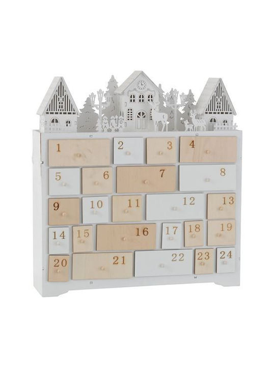 Advent Calendar Xριστουγεννιάτικο Hμερολόγιο DIY Ξύλινο