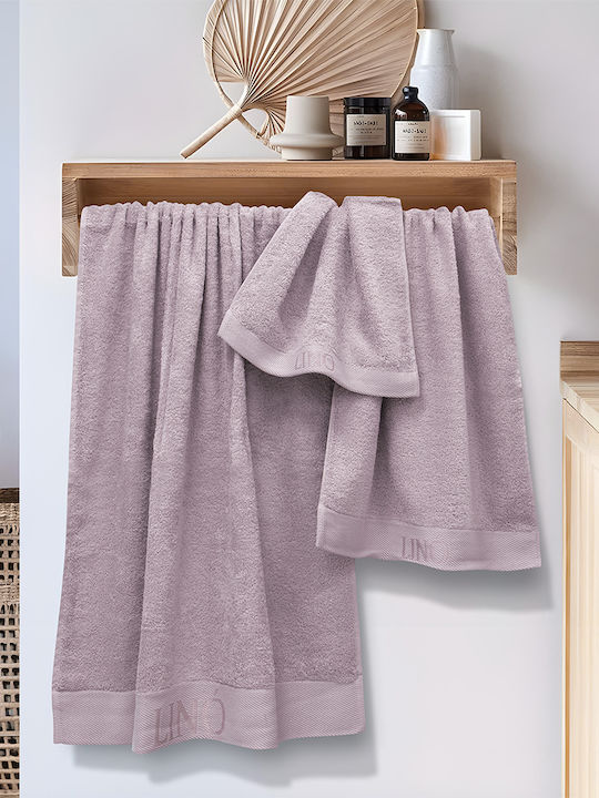 Lino Home Πετσέτα Σώματος Brandy 80x150εκ. Lila...