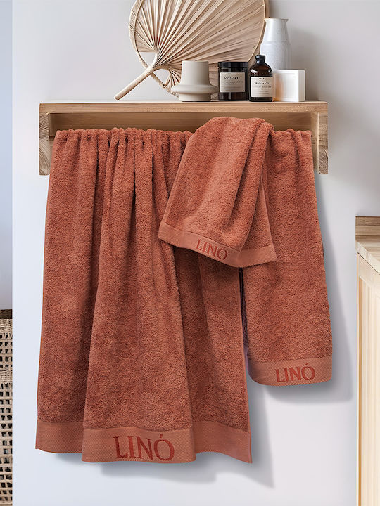 Lino Home Πετσέτα Χεριών Brandy 40x60εκ. Terrac...