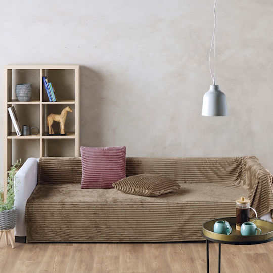 Kentia Sergio Ριχτάρι Τριθέσιου Καναπέ Fleece 180x280εκ. 43
