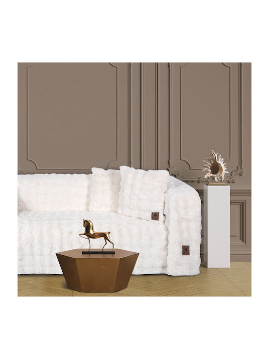 Greenwich Polo Club 3936 Fur Sofa Throw 2 Seate...