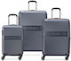 Securitech by Delsey Patrol Valize De Călătorie Tough Gri De Înălțime Maximă 76cm Cu 4 Roți Set 3 Buc