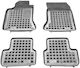 Sahler 3D Rubber Tray Mats Mercedes W176 A-class GLA 2011+ Tray Type Black 4 Pieces