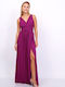 Maxi Dress for Wedding - Christening Purple