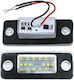 Depo Rear License Plate Light Audi A8 2003-2010 2 Pieces De-0006