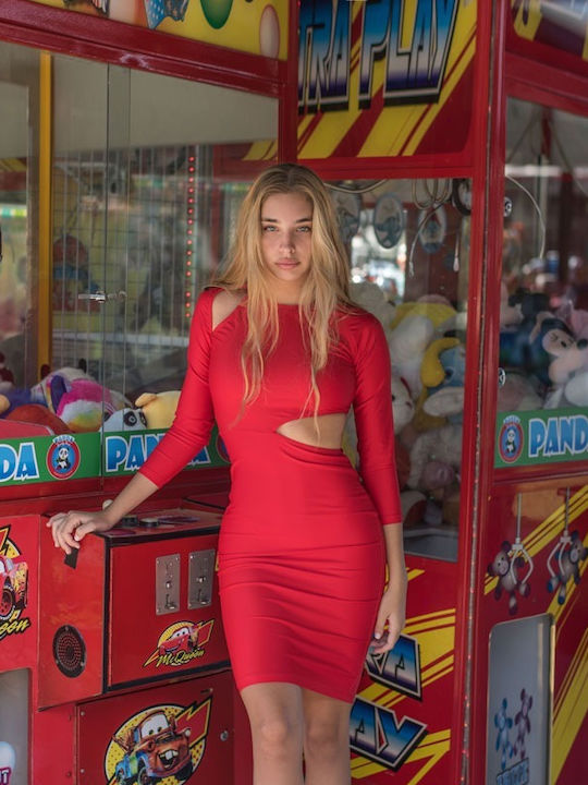 Rochie Mini De Seară Roșie