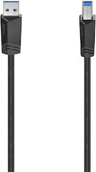 HAMA 00200625 USB 3.0 USB-B male σε USB-B male 1.5m
