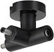 Viokef Track Connector for Lighting Fixtures Black 02/0605b