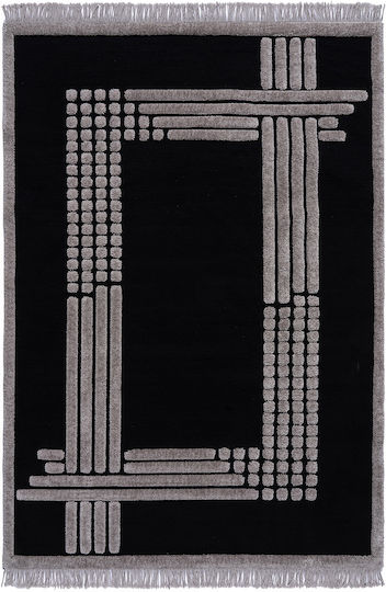 Beauty Home Noir Art 9437 Modern Bedroom Rugs Set Black / Black 9437-ΣΕΤ 3pcs