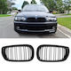 Prasco 242545 Mask Hearts BMW 3 E46 02-05 Sedan Touring M4 Look Double Grille Glossy Black 2 Pieces