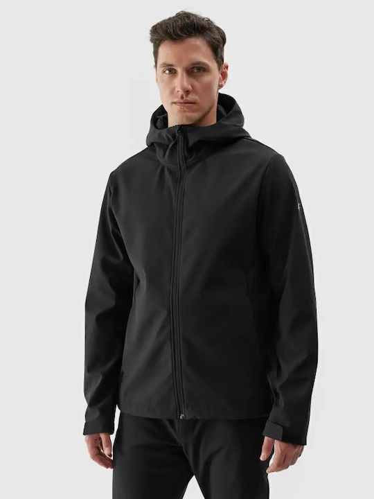 4F Softshell Μπουφάν Softshell Μαύρο