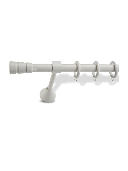 Metal Curtain Pole Paros Φ20 Enis Single 300 Cm