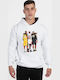 Sweatshirt mit Kapuze Weiß