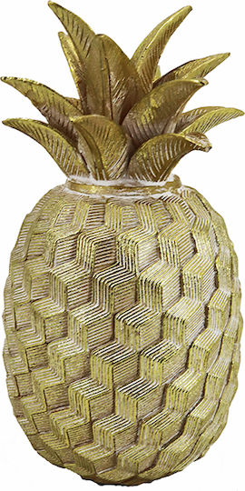 Zaros Dekorativer Ananas aus Polyresin 11x23cm 1Stück
