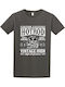 Gildan T-shirt Γκρι Ανθρακί