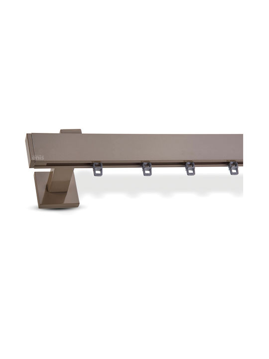 Enis by Domus Обикновена капачка Еднопосочен Синджир Метален Brown 360εκ. 941-8
