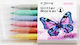 Yalong Glitter Neon Drawing Markers Thick Set 6pcs