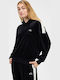 Sartoria Izzie Oh Long Women's Sweatshirt Velvet Hooded Black