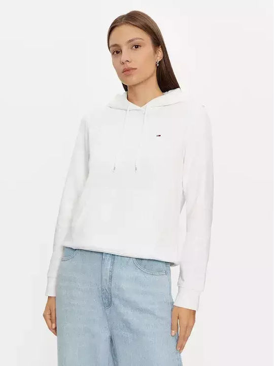 Tommy Hilfiger Women's Sweatshirt Hooded White