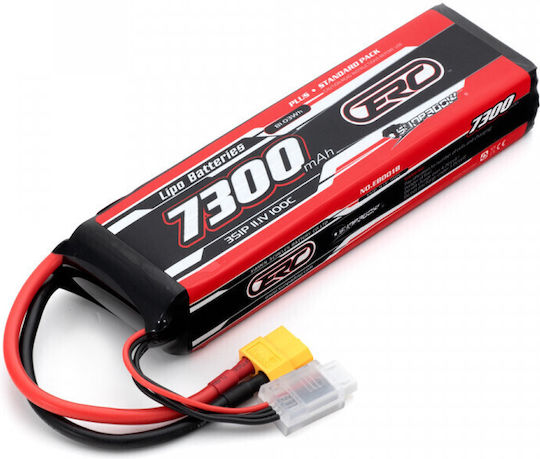 Sunpadow Baterie Li-Po 11.1V 7300mAh 100C 3S pentru Vehicul RC 2 Bucăți