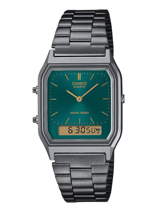 Casio Casio Vintage Ρολόι Μπαταρίας με Μεταλλικό Μπρασελέ Casio Casio Vintage Ρολόι Μπαταρίας με Μεταλλικό Μπρασελέ
