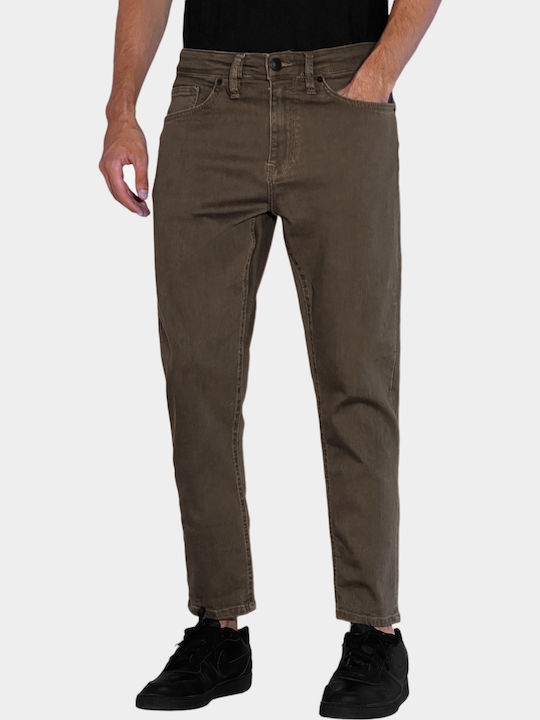 Men's Jeans Pants Elastic CAFE