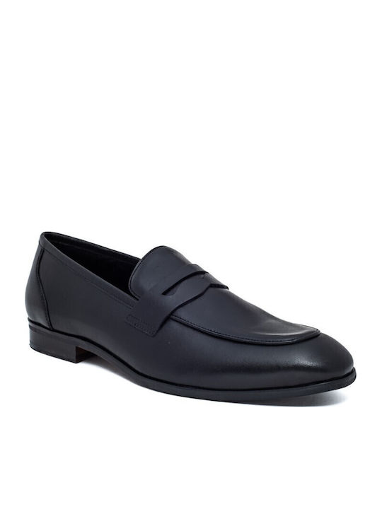 Men's Leather Moccasins Black