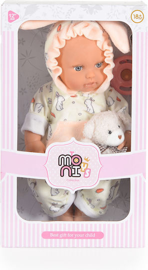 Moni Μωρό Κούκλα Doll 30 εκ.