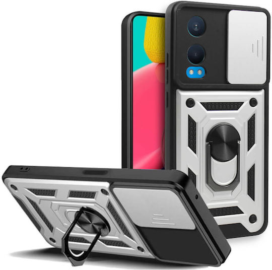 Bodycell Armor Slide Cover Hülle Oneplus Nord Ce 4 Lite 5g Silber