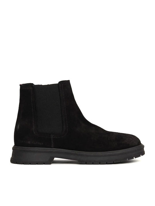 Suede Negru Ghete barbati