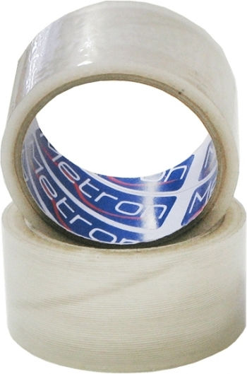 Metron Tăietură de Ambalare Zgomot Redus 48mm x 50m Transparentă 6 Bucăți