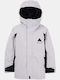 Waterproof Kids' Casual Jacket Long Windproof with Lining & Hood Silver Sconce, True Black
