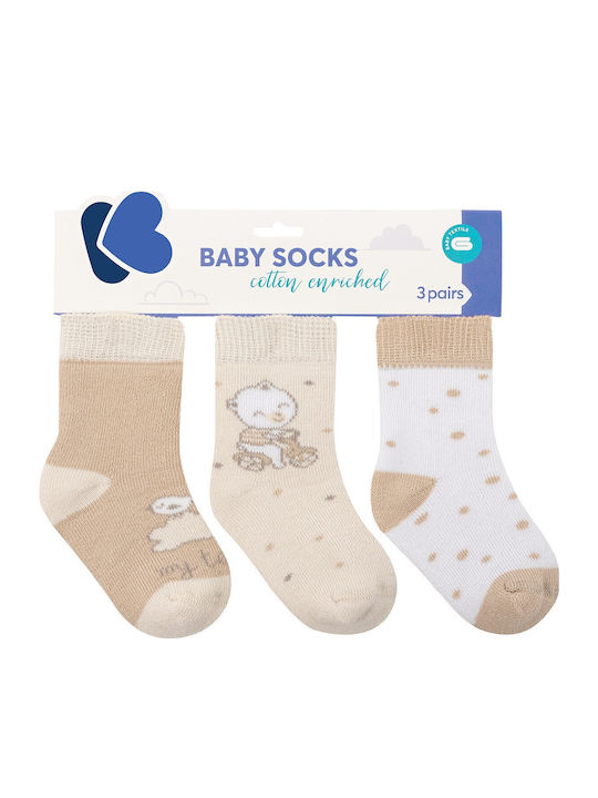 Kikka Boo Kindersocken My Teddy Beige 3 Paar