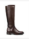 Leder Damenstiefel Braun