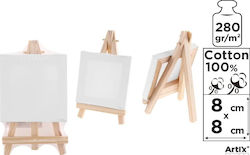 Madrid Papel Καμβάς σε Τελάρο Λευκός 8x8εκ. 280gr/m² 1τμχ Madrid Papel Καμβάς σε Τελάρο Λευκός 8x8εκ. 280gr/m² 1τμχ
