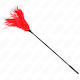 Kink Kitzelfeder in Rot Farbe