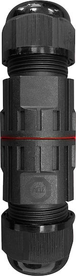 M20A BLK Αδιάβροχος Σύνδεσμος Καλωδίων 5P 2.5mm² Τροφοδοσίας IP68 02.048.0004