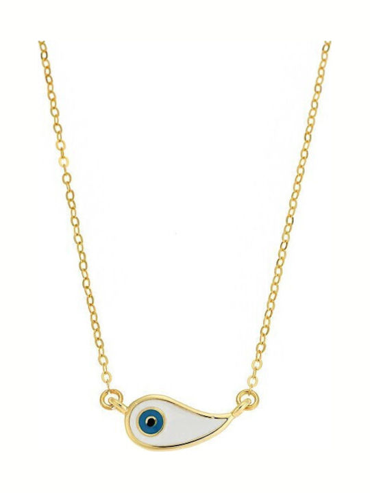Senza Eye from Gold Plated Silver