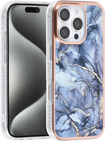 Tuniq Iphone 16 Pro Silicone Θήκη Σιλικόνης Marble Grey