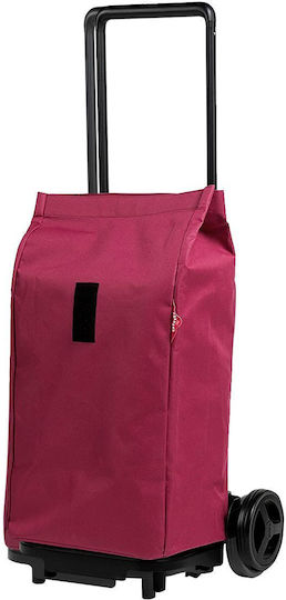 Sprinter Shopping Trolley Burgundy 15x15x103cm