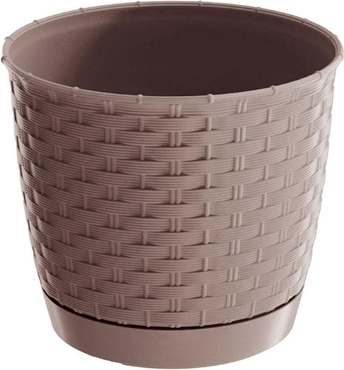 Prosperplast Blumentopf Rattan Braun Prosperplast Blumentopf Rattan Braun