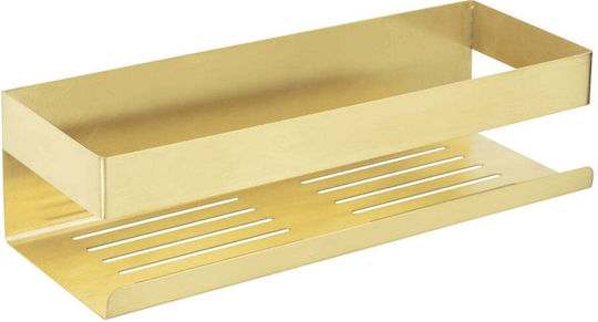 Wenko Επιτοίχια Ραφιέρα Μπάνιου Μεταλλική 30x10.5x8cm Γκρι