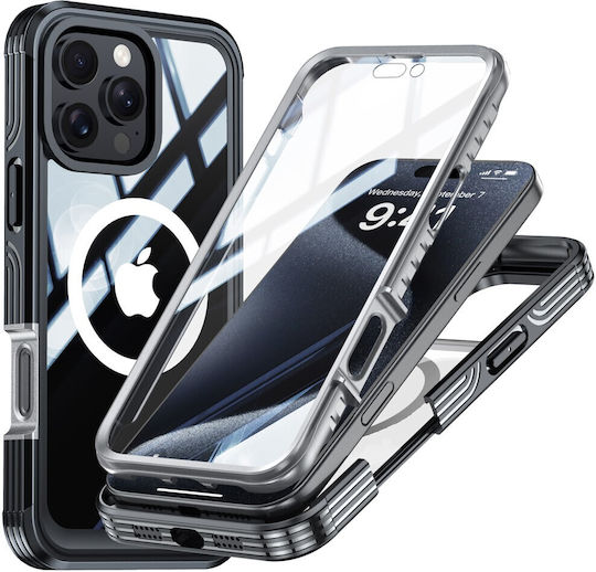 Θήκη Iphone 16 Pro Max Shockproof Μεμβράνη Οθόνης Magsafe Μαύρη