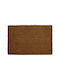 Sidirela Entrance Mat made of Coir with Anti-slip Backing Beige 45x75cm