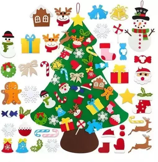 Decorațiune de Crăciun Braduleț 91cm. Împodobit Verde
